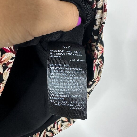 2/$30 White House Black Market Printed Matte-Jersey Layering Shell Small #A0050 - Picture 9 of 11